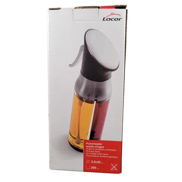 Lacor Oil and Vinegar Spray Dispenser 200ml Dual Bottle Made in Spain - Picture 3 of 9